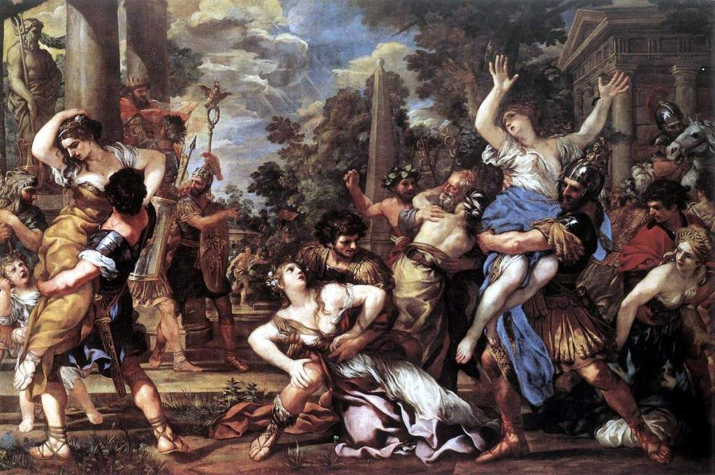 «Похищение сабинянок» 1627—1629