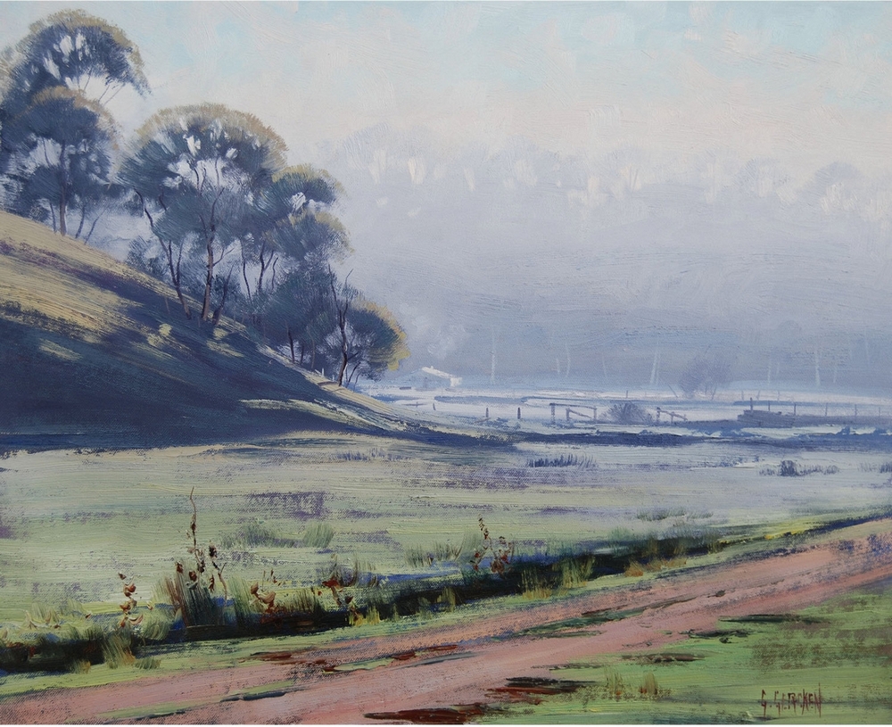 Австралийский художник Грэм Геркен пишет упоительные пейзажи любимого континента 13