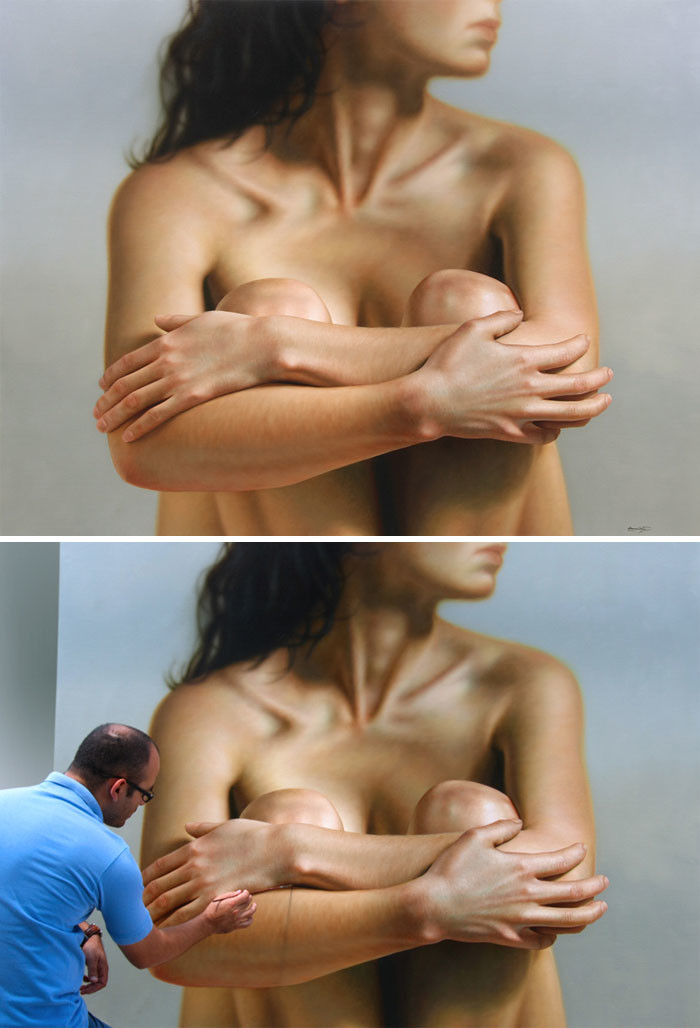 Работа Омара Ортиза гиперреализм, картина, фотография