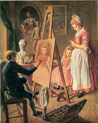 И. И. Фирсов. «Юный живописец». Между 1765 и 1768 г. Государственная Третьяковская галерея. Москва