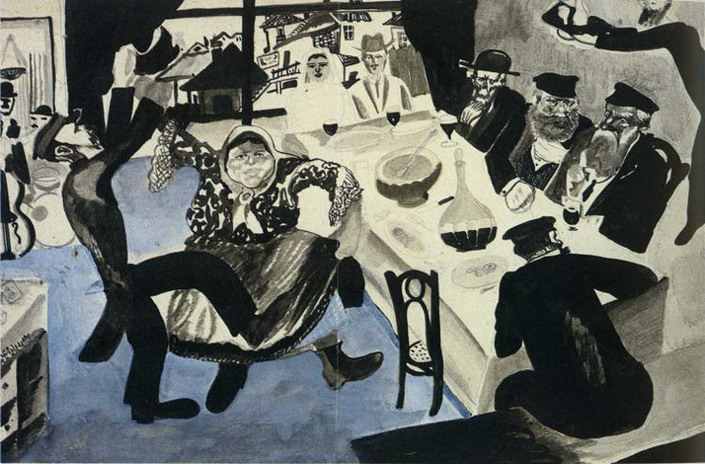 ФОТО 4 _Еврейская свадьба_, Марк Шагал (1910).jpg