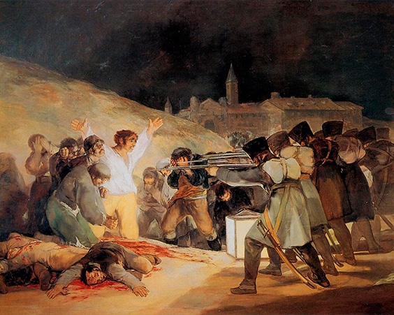 Картина «Расстрел повстанцев в ночь на 3 мая 1808 г.»