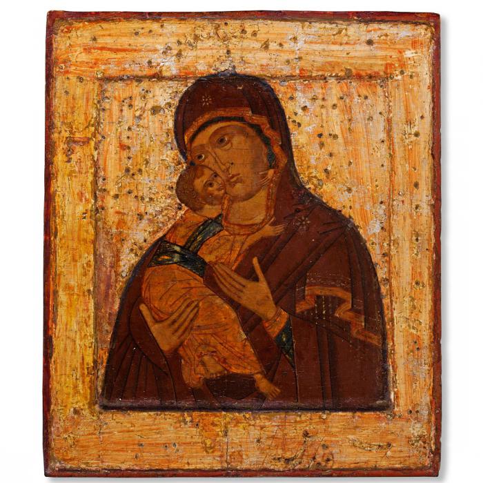 Описание иконы Владимирской Богоматери