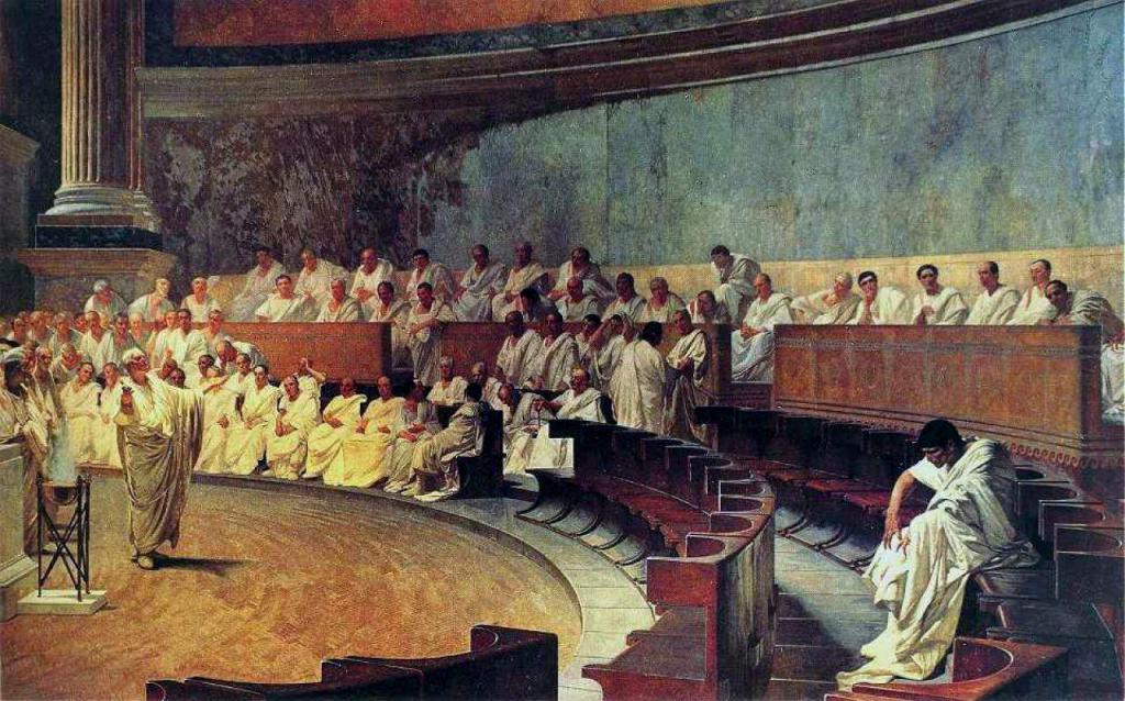 Заседание в римском Сенате