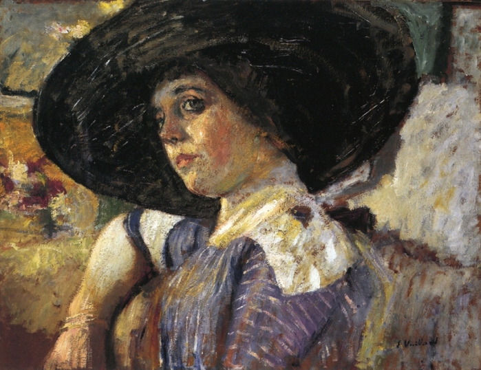 Женщина в шляпе. 1912 (700x538, 318Kb)