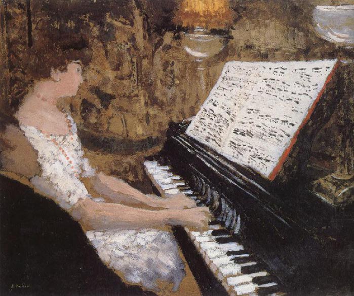 Дама за фортепиано. (700x583, 90Kb)