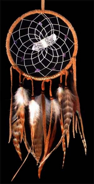 Ловец снов - красивый индейский амулет 11 (359x700, 206Kb)