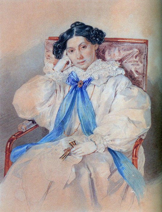 Хитрово, Елизавета Михайловна. П. Ф. Соколова, 1838 год (537x700, 102Kb)