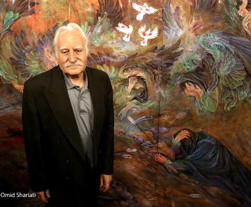 Иранский художник Махмуд Фаршчиан