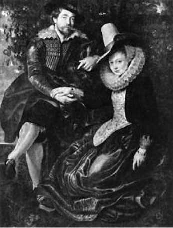 Рубенс. Автопортрет с Изабеллой Брант. 1609-1610 гг.
