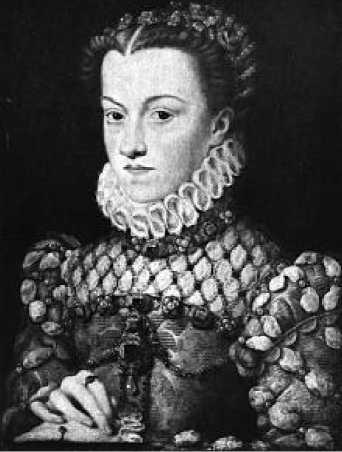Франсуа Клуэ. Портрет Елизаветы Австрийской. Ок. 1571 г.