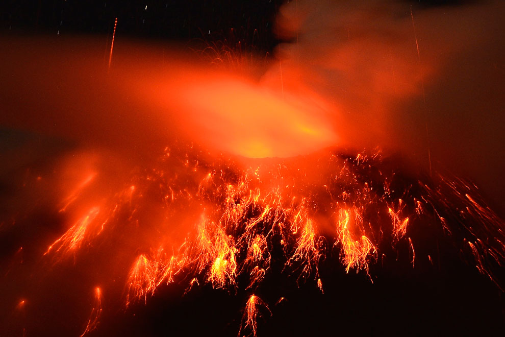 «Огненное горло», вулкан Тунгурауа
