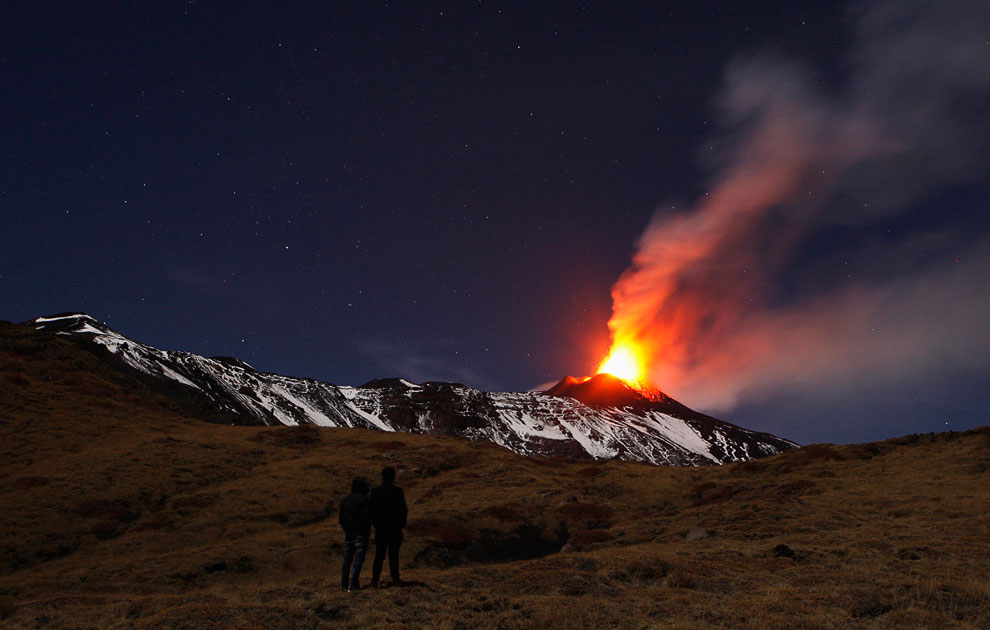 Извержение вулкана Энта
