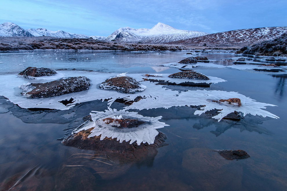 Ледяные ландшафты Шотландии