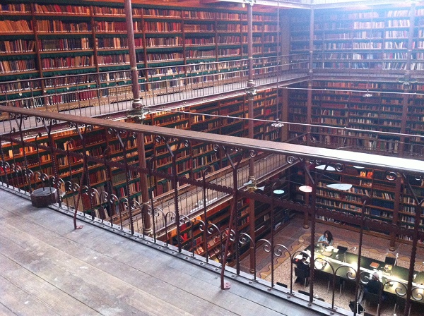 Библиотека в музее Rijksmuseum в Амстердаме