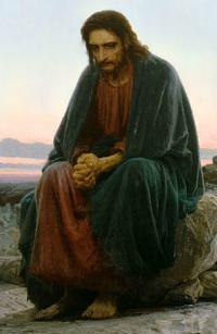 христос в пустыне картина крамского описание