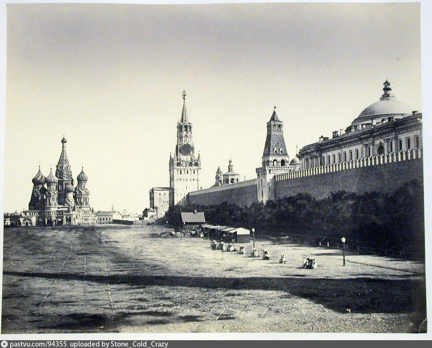 Самая старая фотография Красной площади