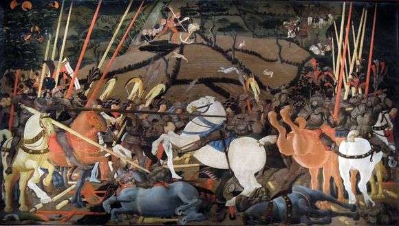 Описание картины Паоло Уччелло «Битва при Сан Романо»