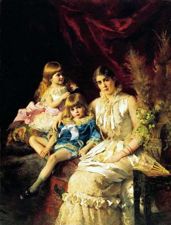 Описание картины Константина Маковского «Семейный портрет»