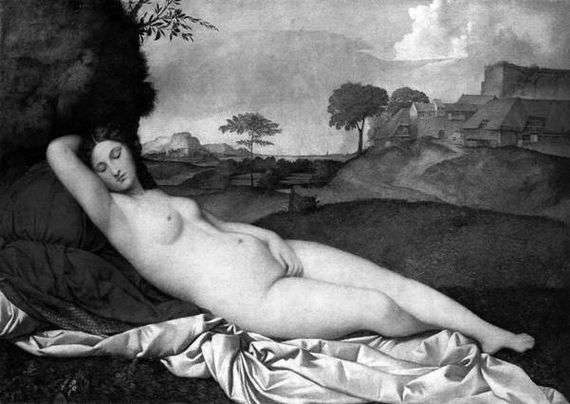 Описание картины Джорджоне «Спящая Венера»