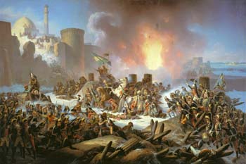Штурм Очакова 6 декабря 1788 года. Януарий Суходольский, 1853