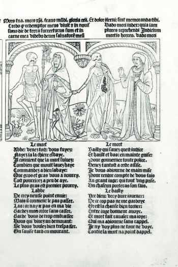 Ги Маршан. Пляска смерти. 1485. Ксилография. 512×767 мм Национальная библиотека, Париж