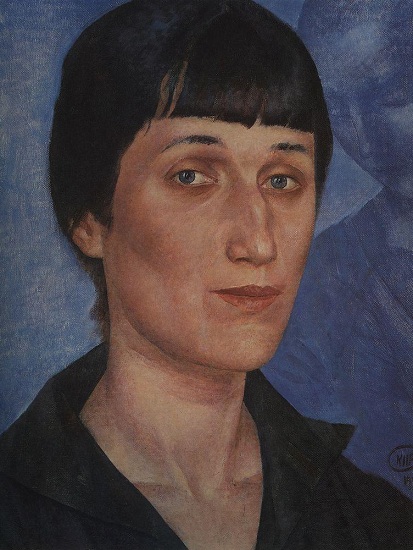 Портрет А.А.Ахматовой. 1922, Петров-Водкин