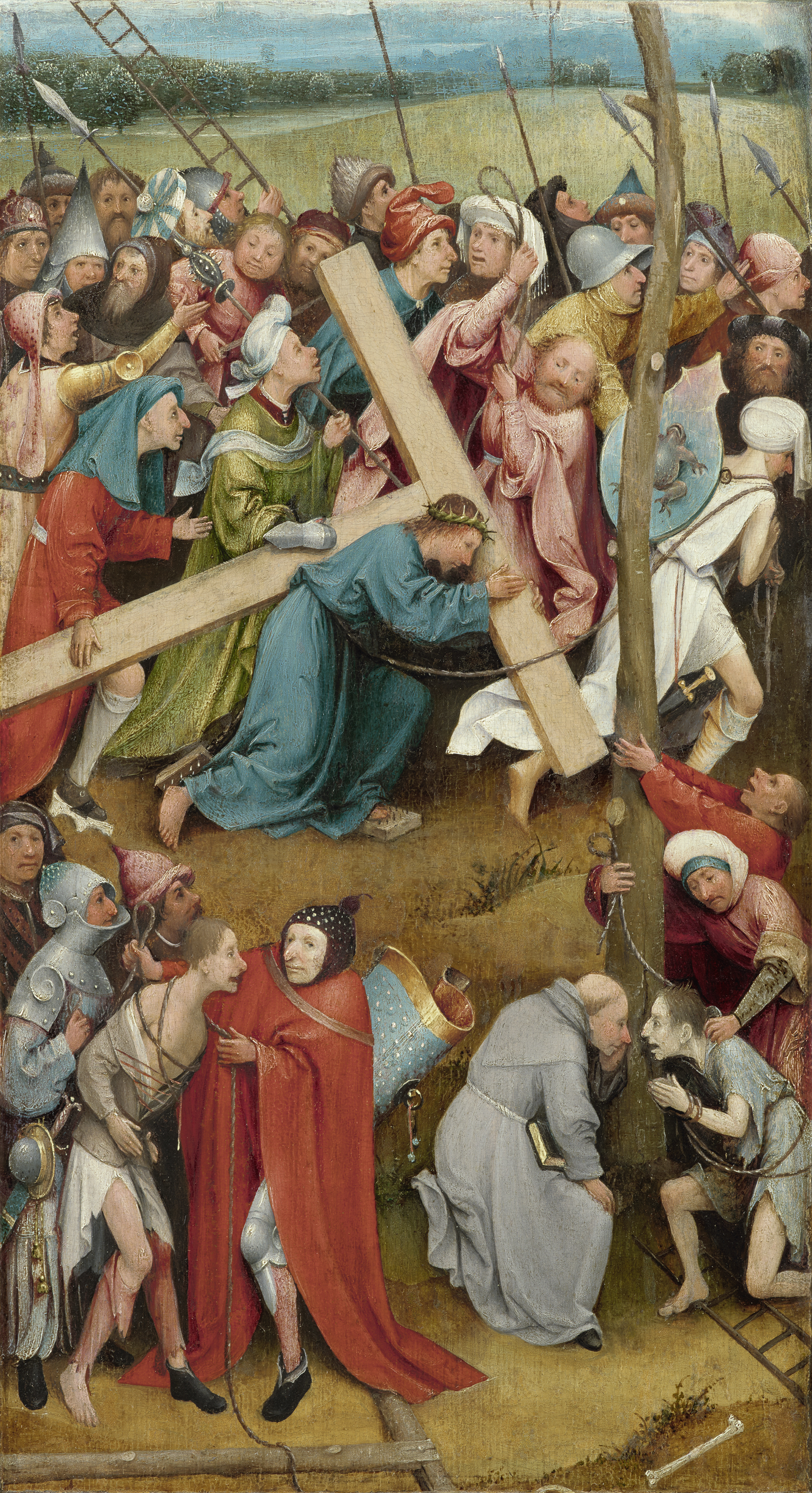 Иероним Босх "Несение креста", 1480