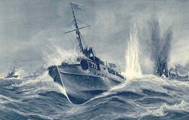 Bock Adolf. Морской бой.