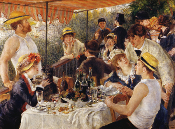 The Luncheon of the Boating Party by Pierre-Auguste Renoir