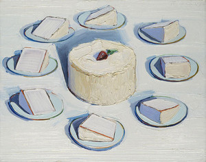 Around the Cake by Wayne Thiebaud Вокруг торта 600 х 473