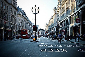 Оживленные улицы Лондона (Код изображения: 14043)