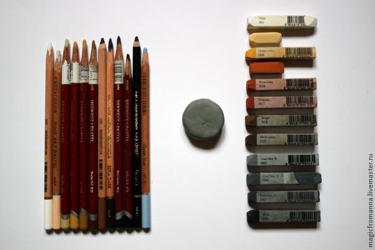 пастельные карандаши