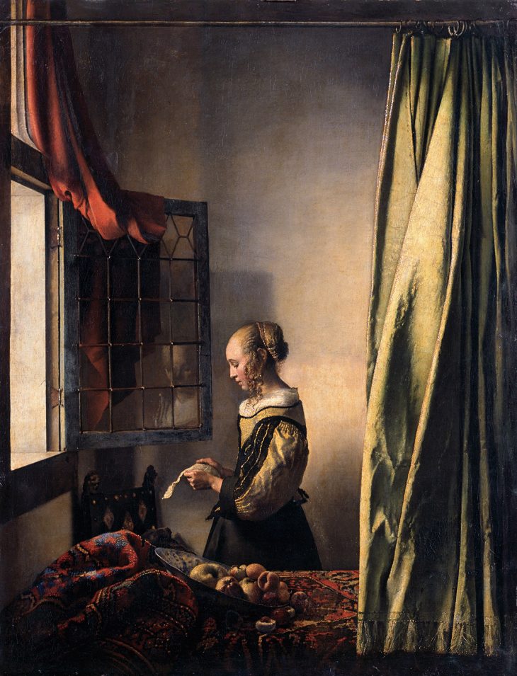 Ян Вермеер. Девушка, читающая письмо у открытого окна
