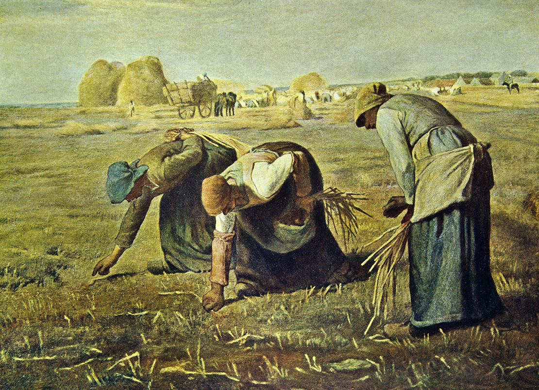 Сборщицы колосьев. Жан-Франсуа Милле, 1857, масло.