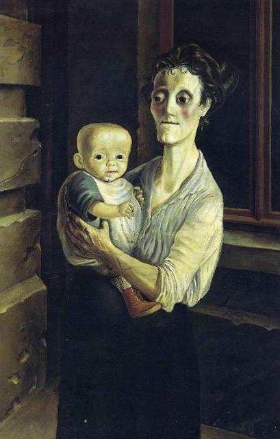 Мать и дитя - Отто Дикс (1921)