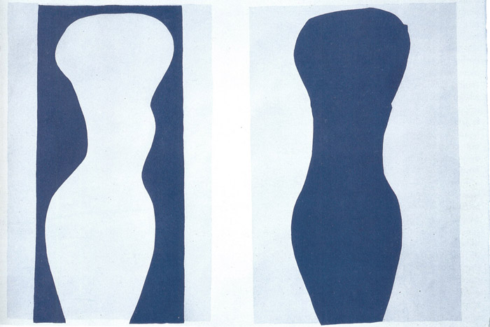 Forms, White Torso and Blue Torso (Jazz),1943