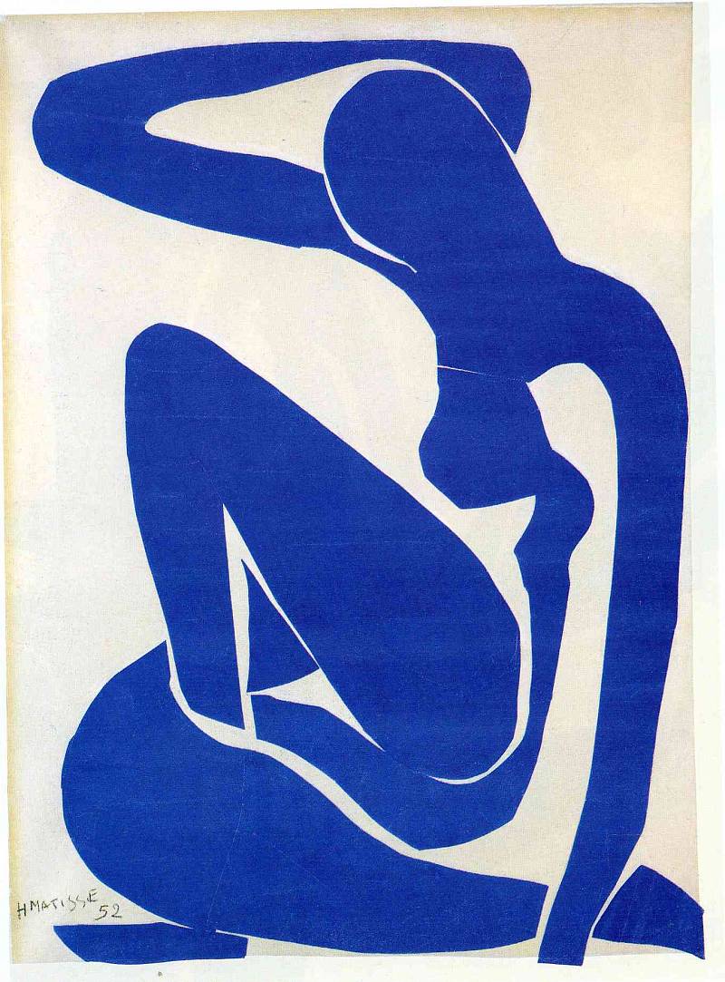 Голубая обнаженная,1952