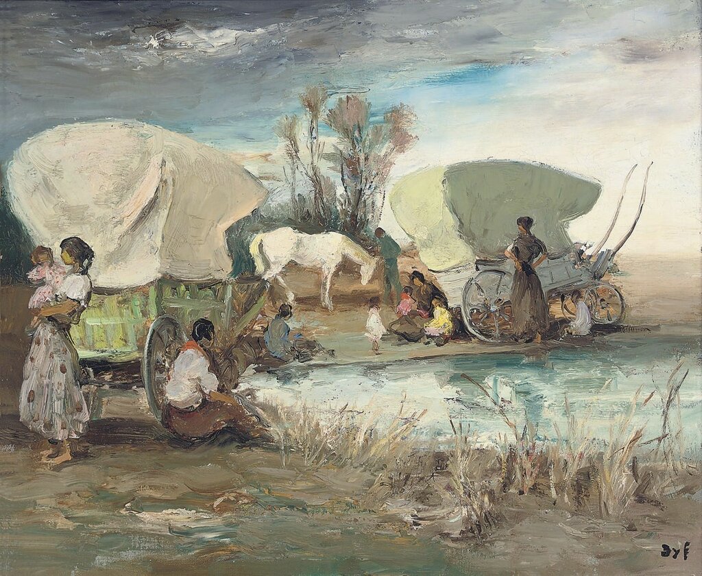 The Gypsies Encampment, 1950.jpg