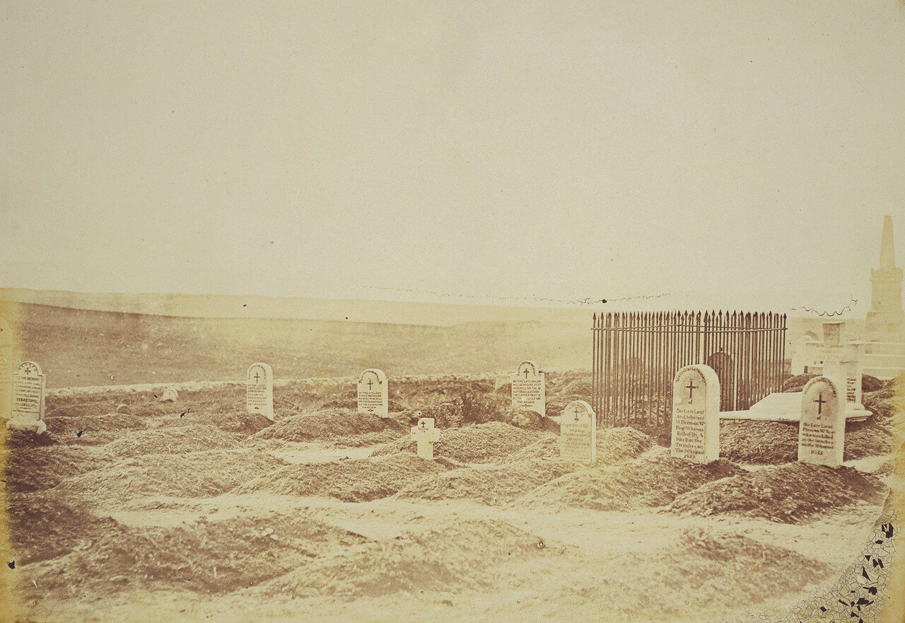 Могилы 97-го полка на британском кладбище возле Севастополя