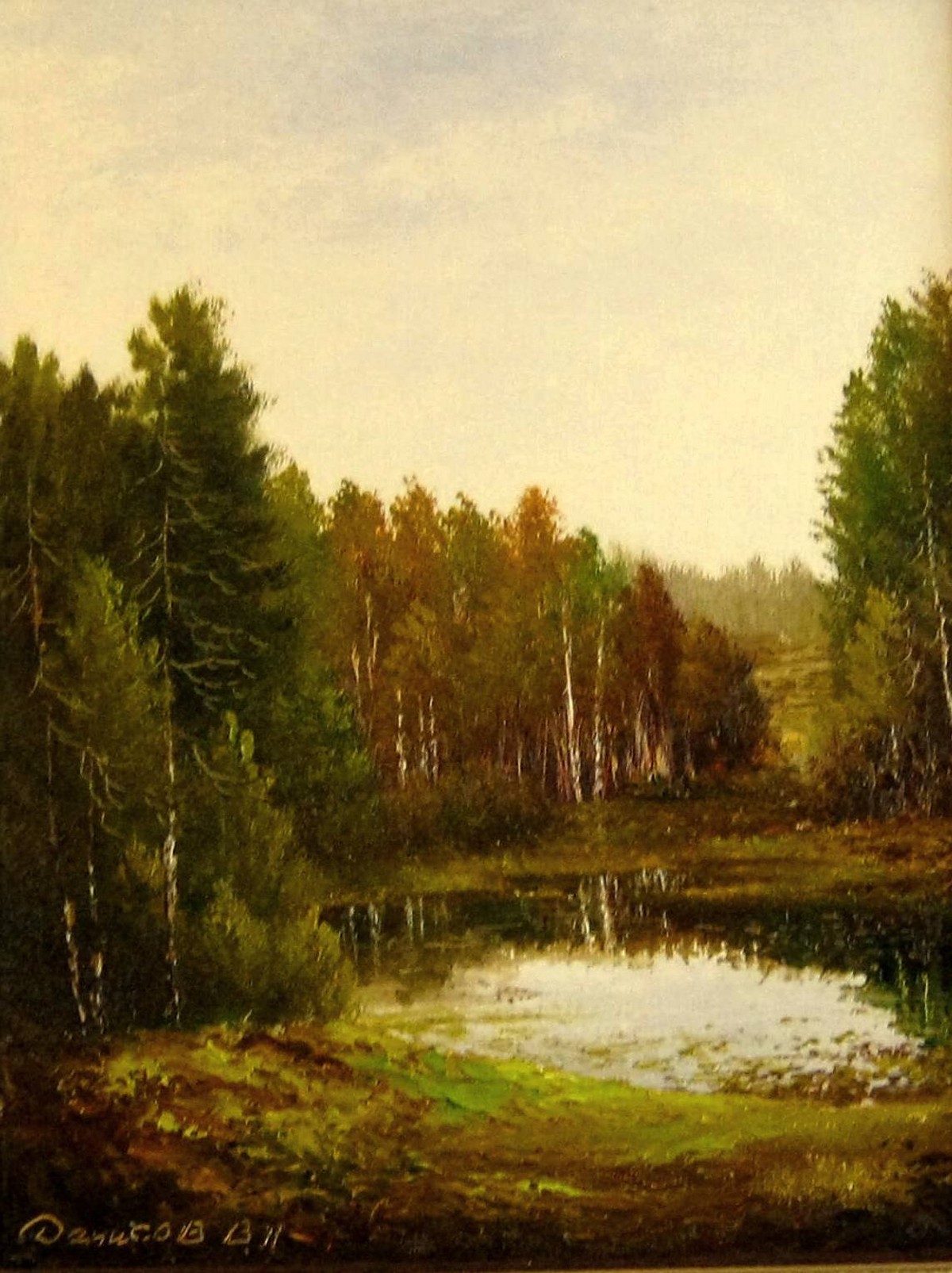 Картины Василия Денисова с русскими пейзажами
