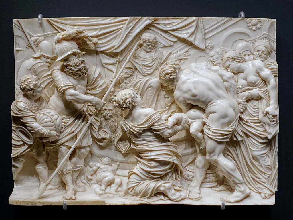 1280px-The_Judgment_of_Solomon,_by_the_Master_of_Sebastians_Martyrdom,_c._1667,_ivory_.jpg
