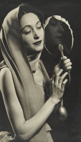 MAN RAY Nusch Eluard with a Mirror, 1935
