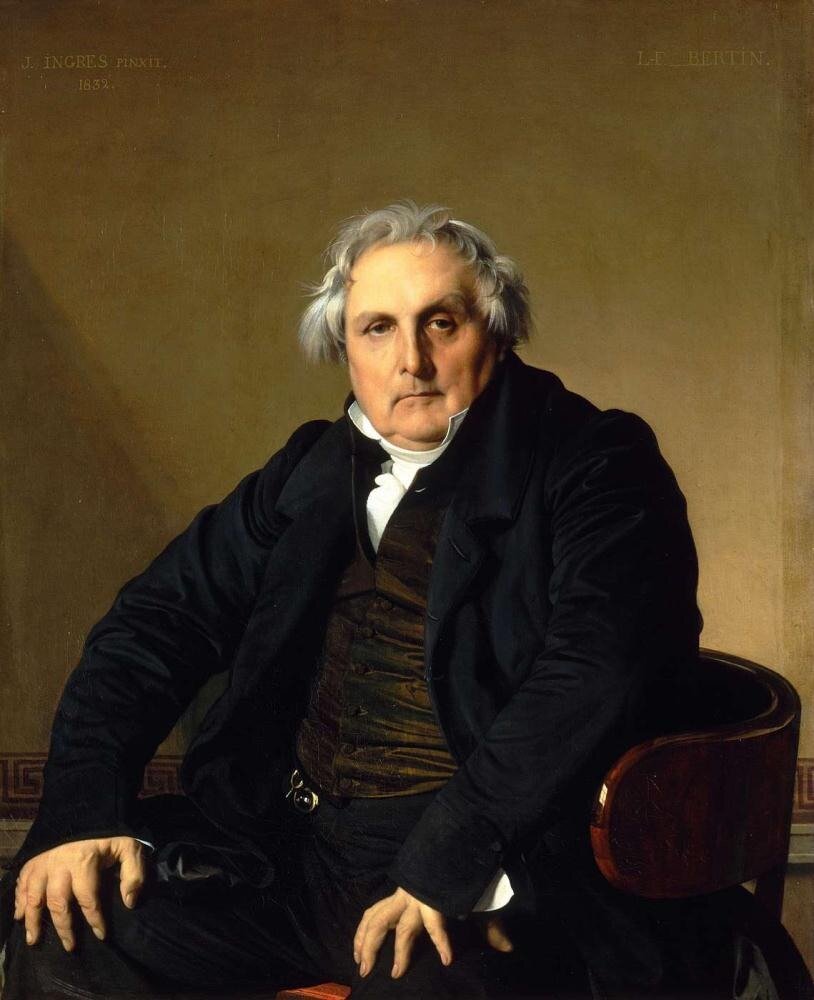 Jean Auguste Dominique Ingres, Portrait of Louis-François Bertin 1832