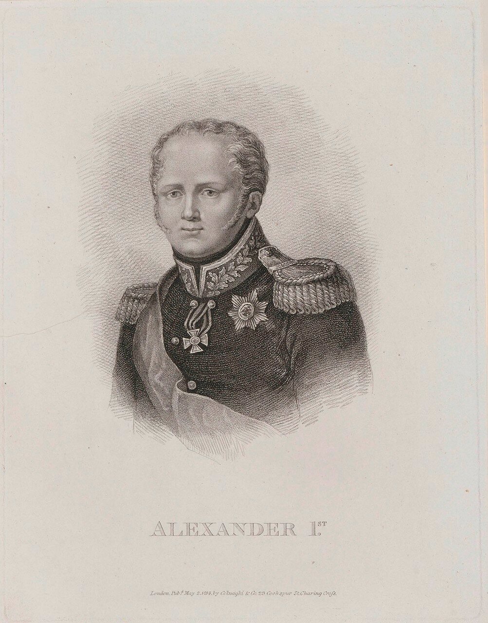 Александр I (издано 2 мая 1814)