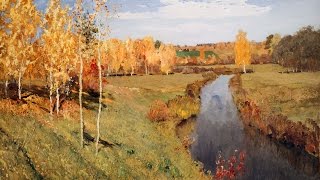Картины великих художников "Золотая осень", музыка П. Чайковского