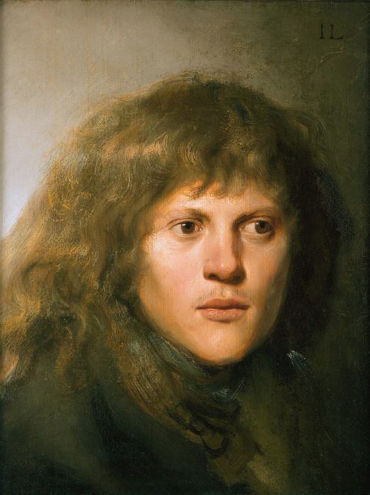 1 Автопортрет, ок. 1629-1630. В отличие от Рембрандта Ян Ливенс был еще и красив. (523x700, 141Kb)