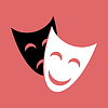 Театральные маски | Векторный клипарт