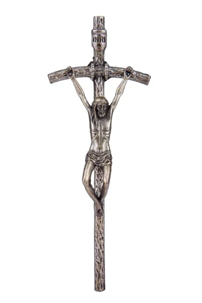 Изогнутый крест распятие — стоковое фото