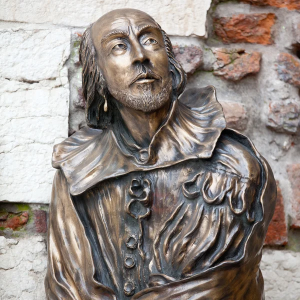 Статуя Уильяма Шекспира — стоковое фото